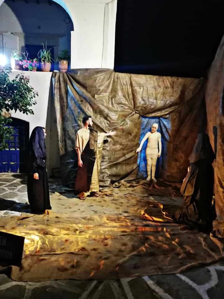Holy Week Passion reenactment in Marmara, Paros