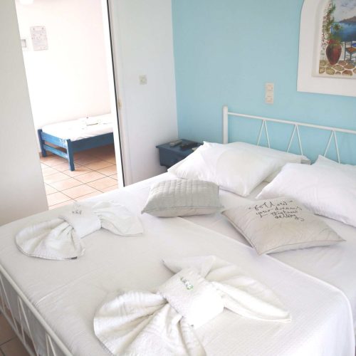 Aegean apartment bedroom