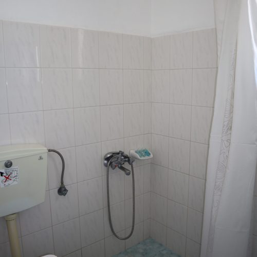 Shower area in Aegean Grand Apartment Ambelas Paros bathroom